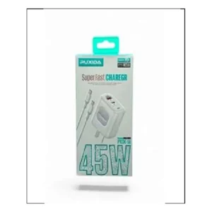 Cargador Puxida Con Cable Lightning Con 2 Puertos Usb 4.2A Dk-45I