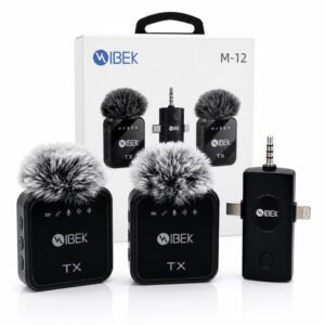 MICROFONO IBEK DOBLE MIC M-12