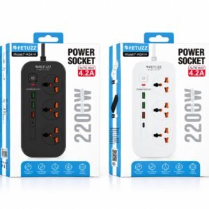 ALARGUE FETUZZ 3 ENCHUFE 4 USB 1 TIPO-C ( F-AG414 )