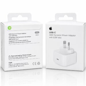 Adaptador iphone 40W doble piso, entrada USB-C