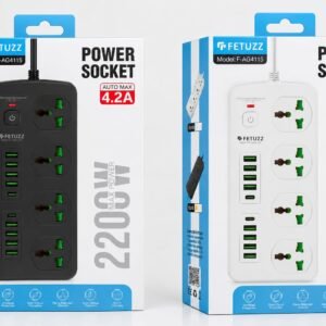 ALARGUE FETUZZ 4 ENCHUFE 8 USB 2 TIPO-C ( F-AG415 )
