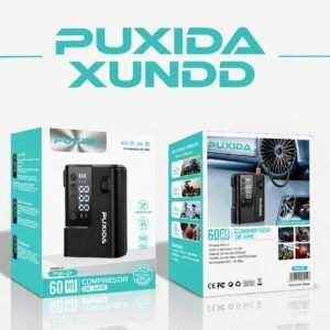 COMPRESOR DE AIRE PUXIDA PARA AUTO 6MIL MAH PW-21